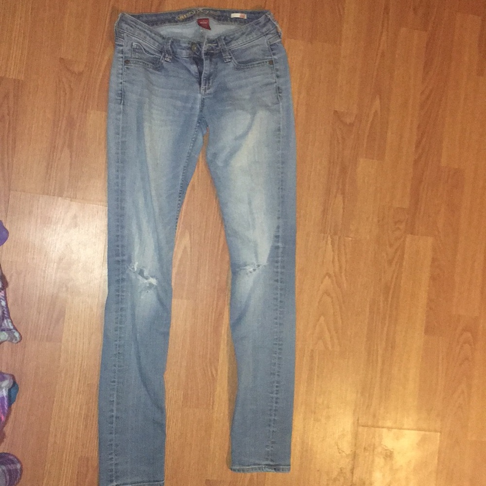 Size 1, Arizona super skinny jeans